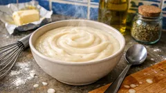 Σπιτική μπεσαμέλ χωρίς σβόλους: βελούδινη κρέμα με το σωστό ρου