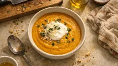 Κολοκυθόσουπα βελουτέ με ψητή κολοκύθα – πιο βαθιά γεύση με λίγα υλικά