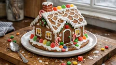 Gingerbread house βήμα-βήμα: σταθερά μπισκότα και royal icing που «κολλάει» σωστά