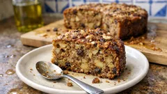 Αφράτη μηλόπιτα χωρίς ζάχαρη & αλεύρι – με αμύγδαλο, κανέλα και σταφίδες