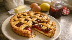 Πάστα φλώρα με τραγανή, βουτυρένια ζύμη: η συνταγή που κόβεται σε καθαρές φέτες