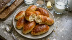 Αφράτη ζύμη για πιροσκί στον φούρνο – μαλακή, εύπλαστη και φουσκώνει σωστά