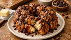 Monkey bread με σοκολάτα και κανέλα: αφράτες μπουκίτσες που καραμελώνουν στο ψήσιμο