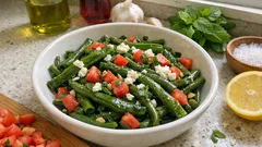Σαλάτα με αμπελοφάσουλα: το μικρό «σοκ» που τα κρατά ζωηρά πράσινα και τρυφερά