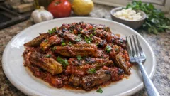 Μπάμιες στο φούρνο με σάλτσα ντομάτας: μελωμένες και χωρίς «βλέννα»