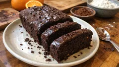 Αφράτο νηστίσιμο κέικ χωρίς αυγά: σοκολάτα, πορτοκάλι και γλάσο σε λίγα βήματα
