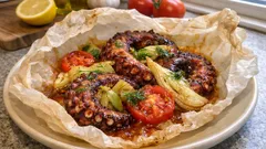 Χταπόδι πλοκάμι στη λαδόκολλα: τρυφερό σαν λουκούμι, χωρίς κόπο