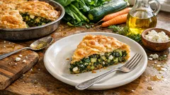 Καλοκαιρινή πίτα με βλήτα και νησιώτικα τυριά – τραγανό χωριάτικο φύλλο