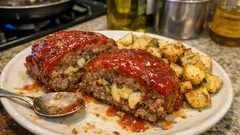 Γεμιστό ρολό κιμά με γλάσο ντομάτας: ζουμερό, σε φέτες και πάντα πετυχημένο