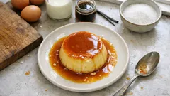 Κρέμα καραμελέ στο μπεν μαρί: βελούδινη υφή και καραμέλα που «ντύνει» κάθε μπουκιά