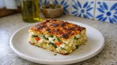 Κρητικό μπουρέκι χωρίς φύλλο: τραγανό από πάνω, κρεμώδες μέσα